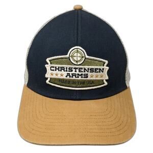 Rove Trucker Hat Blue One Size Snapback Mesh Back Patch Logo Christensen Arms